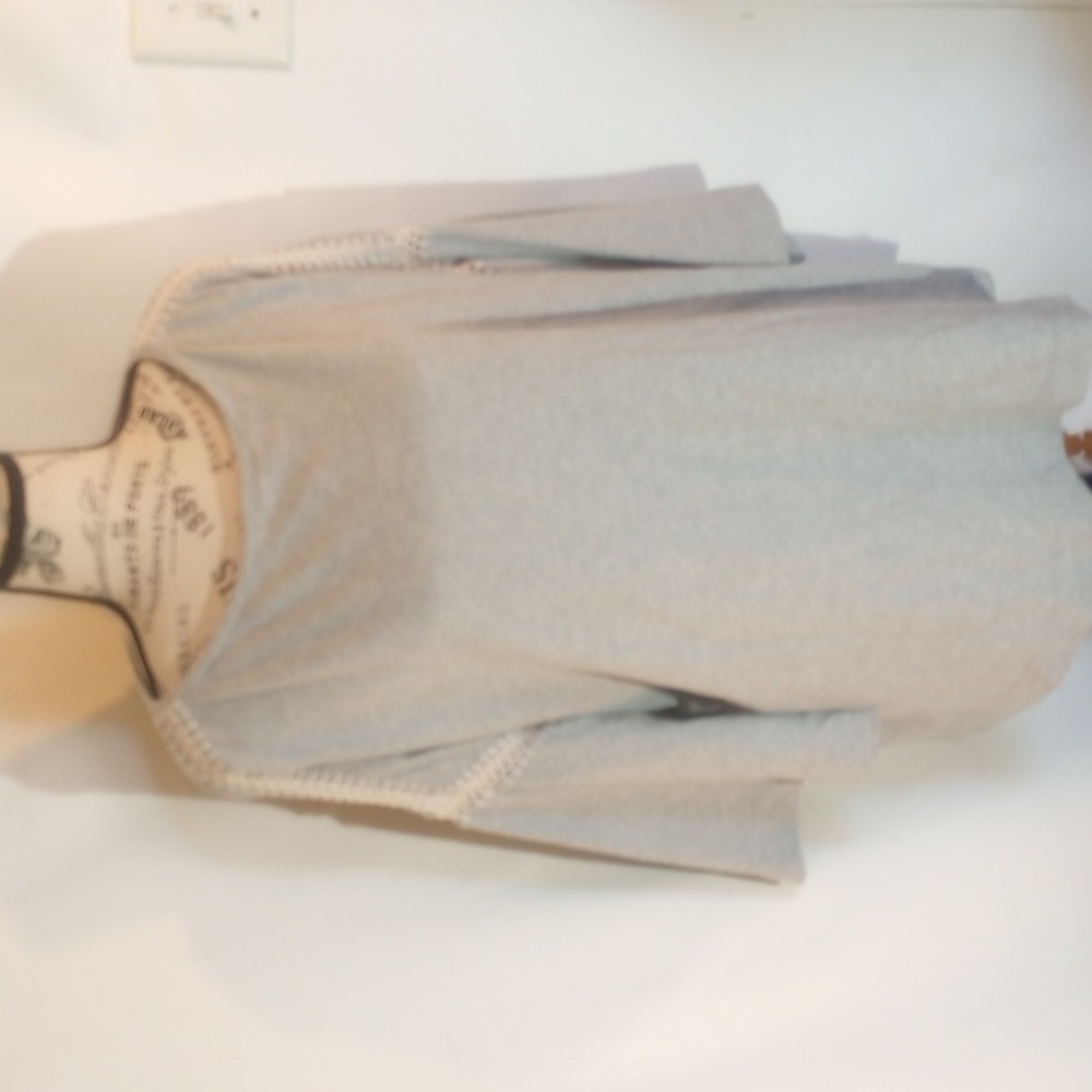 J.Jill Women's Pullover Top With Inset Crochet Design Size Petite XLarge